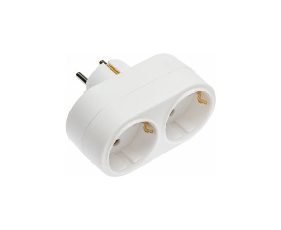 Sadalītājs GTV Schuko 2 x 220V 3500W Strāvas pagarinātāji