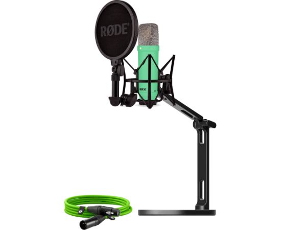 Rode Microphones NT1 Signature +XLR cable+Desktop Studio Arm, microphone (light green, bundle) Aудио-видео