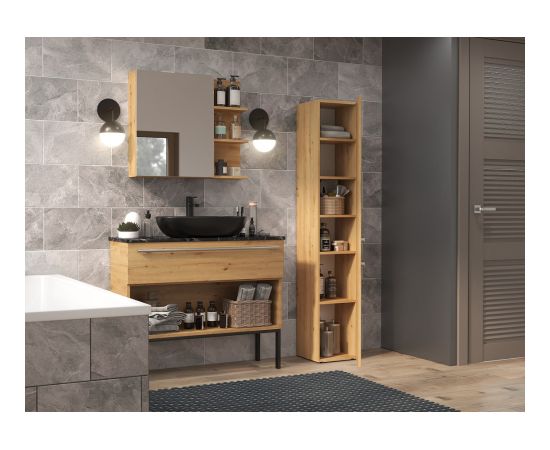 Top E Shop Topeshop NEL II ARTISAN bathroom storage cabinet Oak Jaunumi -Dārzam