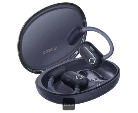 Baseus Atvērtās bezvadu Bluetooth 5.3 austiņas Eli Sport 1 ar uzlādes futrālīti, melnā krāsā Jaunumi - Audio-Video