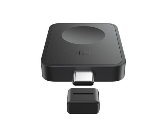 Baseus Bezvadu magnētiskais lādētājs MagPro USB-C 2,5 W Apple Watch, melns Jaunumi - Viedierices