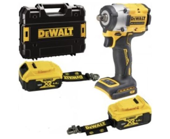 Triecienatslēga DeWalt DCF921P2LRT-XJ; 18 V; 2x5,0 Ah akum. Trieciena uzgriežņu pistoles ar akumulatoru