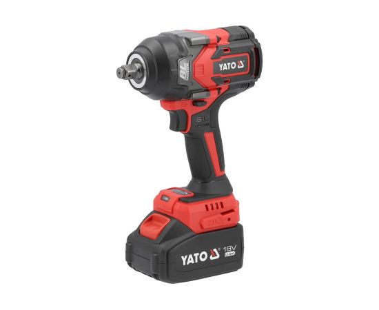 Triecienatslēga Yato YT-828071; 18 V; 1x4,0 Ah akum. Trieciena uzgriežņu pistoles ar akumulatoru
