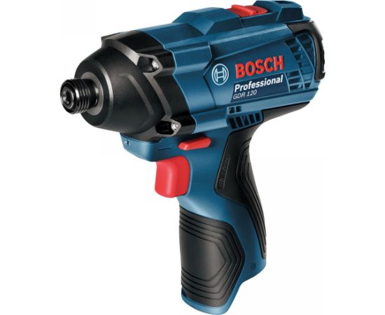 Triecienatslēga Bosch GDR 120-LI; 12 V (bez akumulatora un lādētāja) Trieciena uzgriežņu pistoles ar akumulatoru