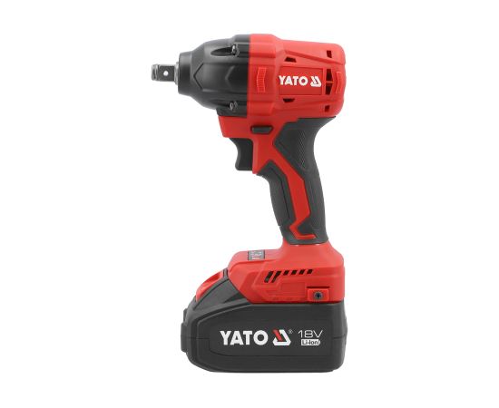 Triecienatslēga Yato YT-8277925; 18 V; 2x4,0 Ah akum. Trieciena uzgriežņu pistoles ar akumulatoru
