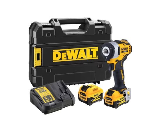 Triecienatslēga DeWalt DCF903P2-QW; 12 V; 2x5,0 Ah akum. Trieciena uzgriežņu pistoles ar akumulatoru