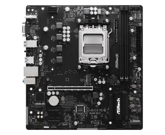 MB AMD A620A SAM5 MATX/A620AM-HVS ASROCK Материнские платы