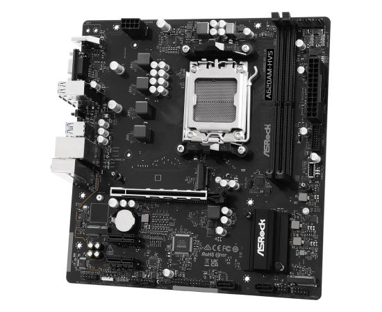 MB AMD A620A SAM5 MATX/A620AM-HVS ASROCK Материнские платы