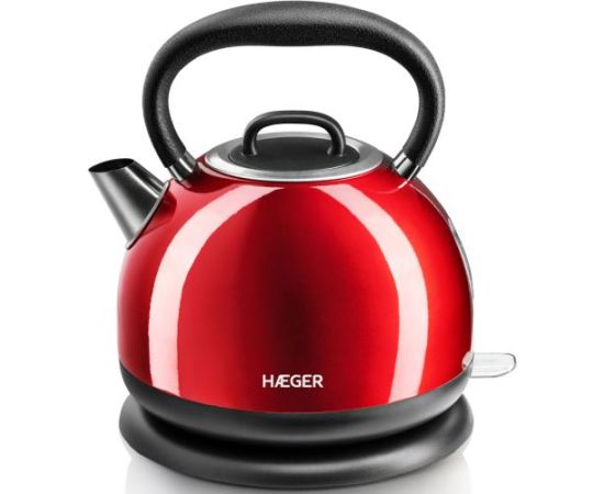 Haeger EK-22R.021A Red Cherry Elektriskā tējkanna 1.7L 2200W Tējkannas (elektriskās)