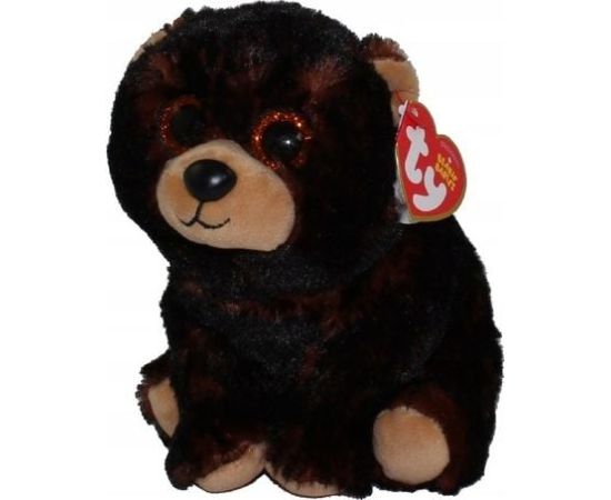 MGA Beanie Babies brązowo czarny niedźwiedź Kodi 15cm Mīkstās rotaļlietas