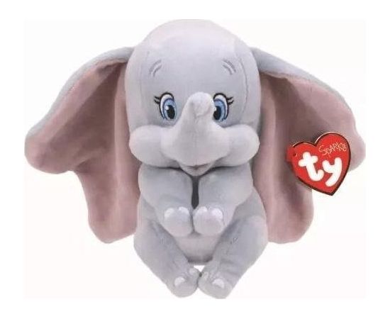 TY Ty Beanie Baby Dumbo, cuddly toy (light grey/pink, with sound) Mīkstās rotaļlietas