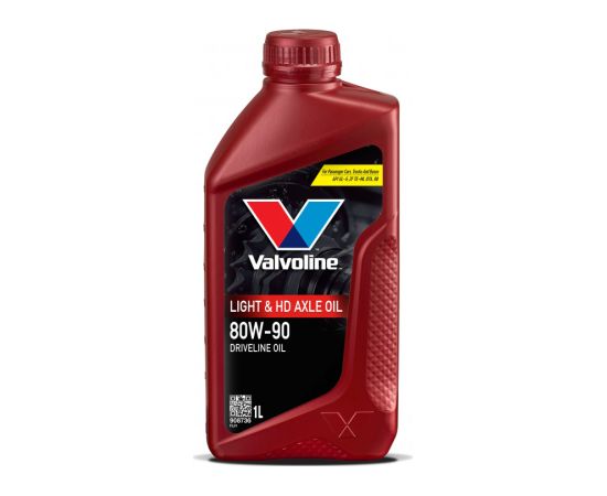 Gear oil LIGHT & HD AXLE OIL 80W90 1L, Valvoline Трансмиссионные масла