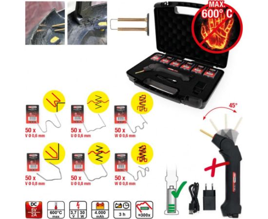 Kstools Plastmasas remontēšanas komplekts, 303 -daļīgs, KS Tools Specinstrumenti