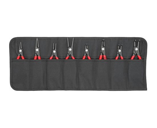 Circlip pliers 8 pcs. J1,J2,J11,J21,A1,A2,A11,A21, prec. tip, Knipex Knaibles un stangas