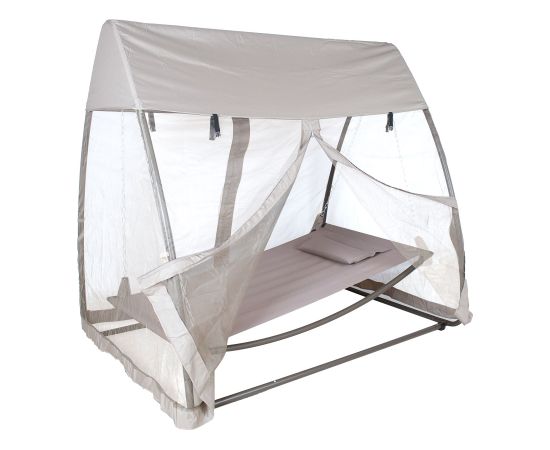 Šūpuļtīkla SUNDAY ar nojume taupe Jaunumi -Dārzam