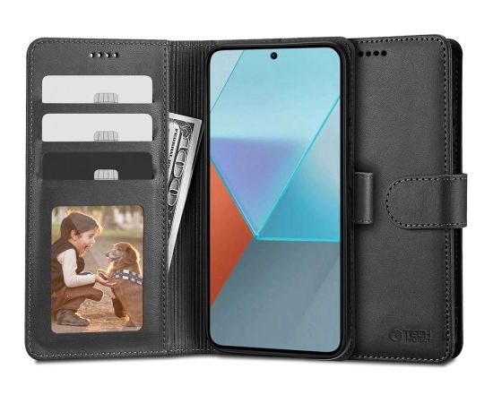 Tech-Protect Wallet case for Xiaomi Redmi Note 13 4G | LTE - black Чехлы - альтернативные