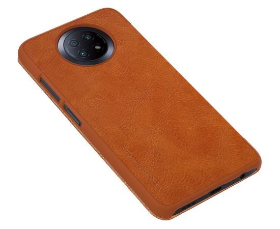Nillkin Qin leather holster case for Xiaomi Redmi 9T brown Чехлы - альтернативные