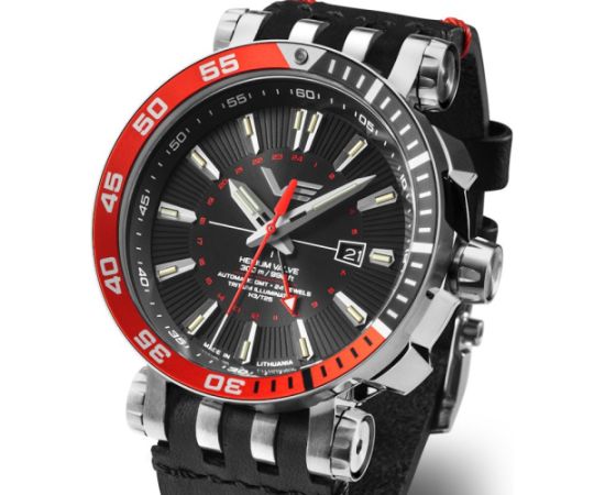 Vostok Europe Energia Rocket GMT NH34-575A717LEBK-SLBK Наручные часы