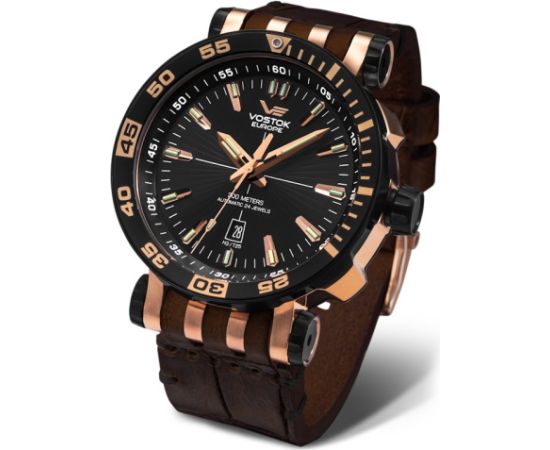 Vostok Europe Energia Rocket NH35A-575E282LEBW-SLBK Rokas pulksteņi 