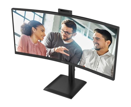 AOC CU34E4CW 34 " VA UWQHD 120 Hz 4 ms 3440 x 1440 pixels 350 cd/m² HDMI ports quantity 2 Black LED / LCD мониторы