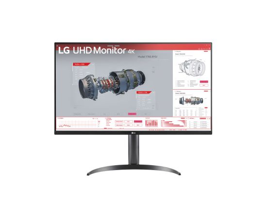 LG 32BR55UK-B 31.5 " VA UHD 16:9 60 Hz 4 ms 3840 x 2160 pixels 250 cd/m² HDMI ports quantity 2 LED / LCD мониторы