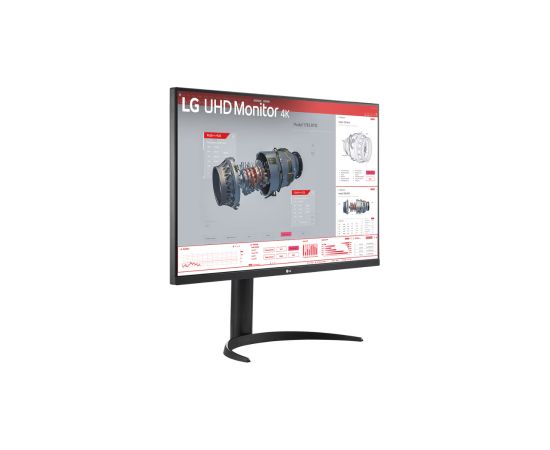 LG 32BR55UK-B 31.5 " VA UHD 16:9 60 Hz 4 ms 3840 x 2160 pixels 250 cd/m² HDMI ports quantity 2 LED / LCD мониторы