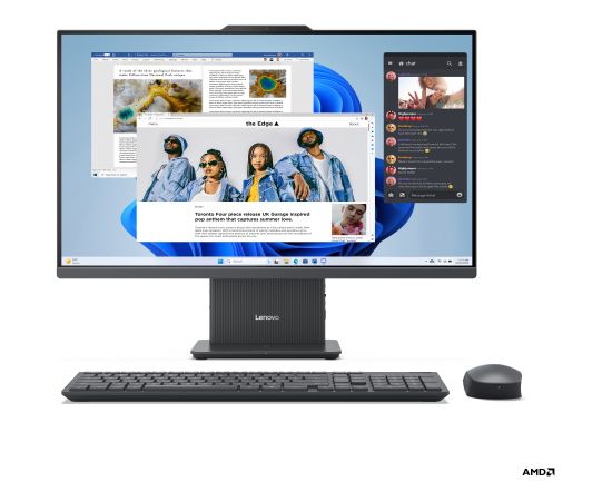 Lenovo IdeaCentre AIO 27ARR9 Desktop AIO 27 " AMD Ryzen 5 7535HS 16 GB DDR5 1000 GB AMD Radeon 660M Graphics Nordic Windows 11 Home Warranty 24 month(s) Personālie datori