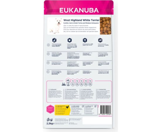 Eukanuba BREED SPECIFIC 2.5 kg Adult Chicken, Turkey Suņu barība