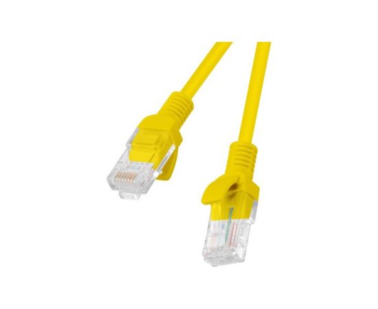 Lanberg PCU5-20CC-0050-Y networking cable Yellow 0.5 m Cat5e U/UTP (UTP) Tīkla vadi
