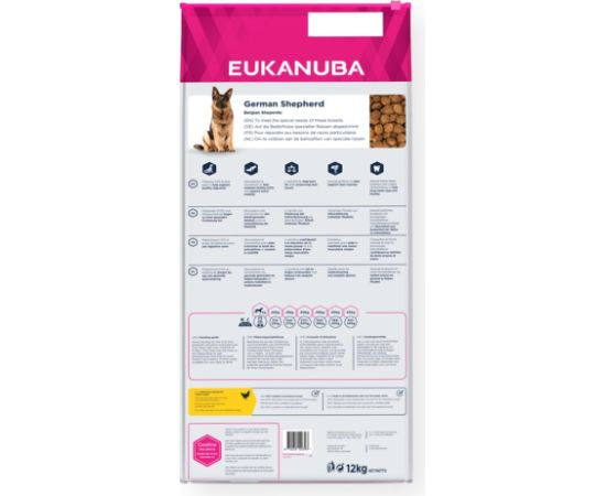 Eukanuba Breed Specific German Shepherd Chicken 12 kg Suņu barība
