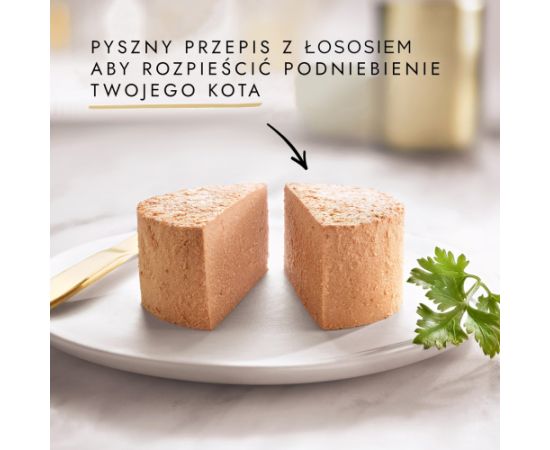 PURINA Gourmet Gold Mousse with salmon - wet cat food - 85g Kaķu konservi