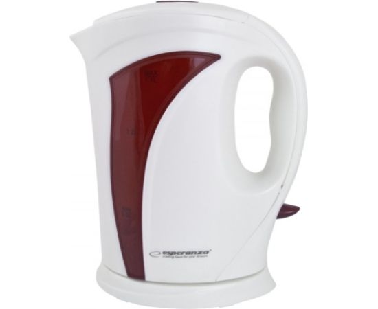Esperanza EKK018R electric kettle 1.7 L 2200 W Red, White Чайники (электрические)
