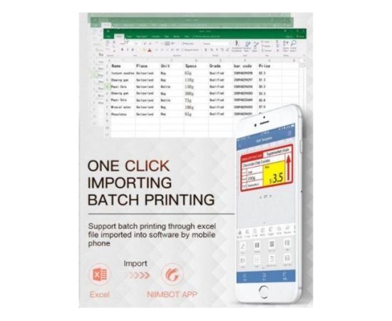 Drukarka Etykiet Niimbot B21 S biały Принтер наклейки