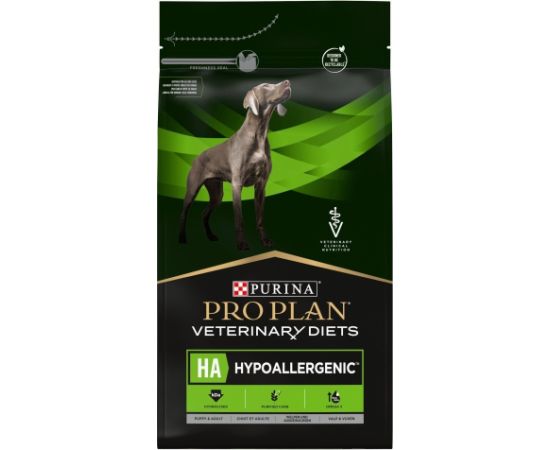 PURINA Pro Plan Veterinary Diets Canine HA Hypoallergenic - dry dog food - 3 kg Suņu barība