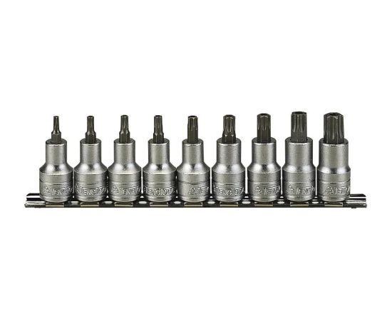 Tengtools Muciņu ar uzgaļiem komplekts Teng Tools M1213TX; TORX; 1/2''; 9 gab. Mehāniskie instrumenti