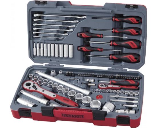Tengtools Instrumentu komplekts Teng Tools TM095; 1/4''; 1/2''; 95 gab. Mehāniskie instrumenti