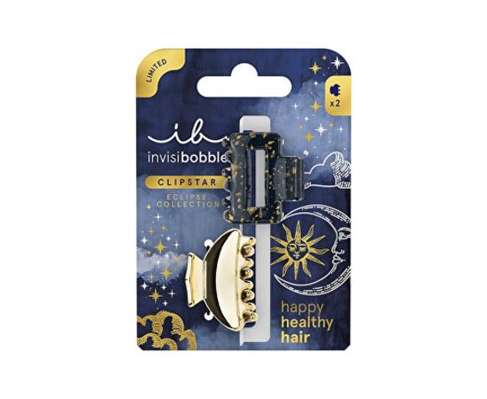 Invisibobble Clipstar S Eclipse Lunar Glam - Skřipec do vlasů ( 2 ks ) Smaržas - NESAKĀRTOTS