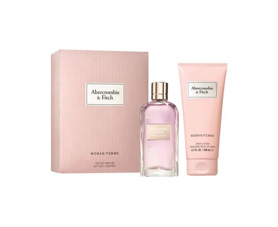 Abercrombie First Instinct for Her Dárková sada EDP 100 ml a tělové mléko 200 ml 100ml Dāvanu komplekti