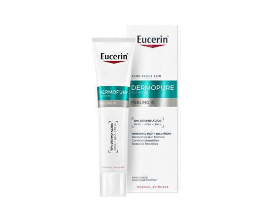 Eucerin DermoPure Clinical Renewing Night Treatment - Peeling pro problematickou pleť 40ml Духи и косметика