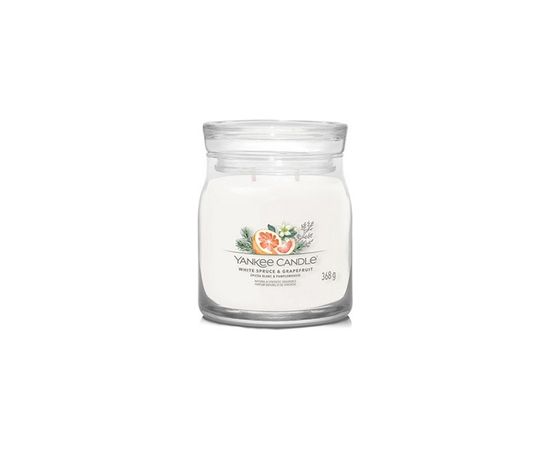Yankee Candle White Spruce & Grapefruit Signature Candle 567.0g Telpu aromāti