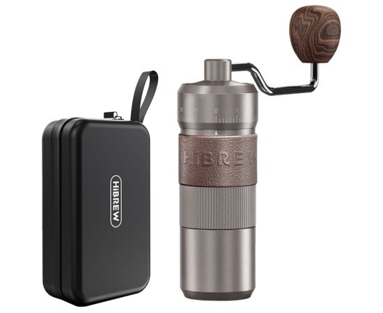 HiBREW G4B manual coffee grinder with adjustable grind. Kafijas aparāti