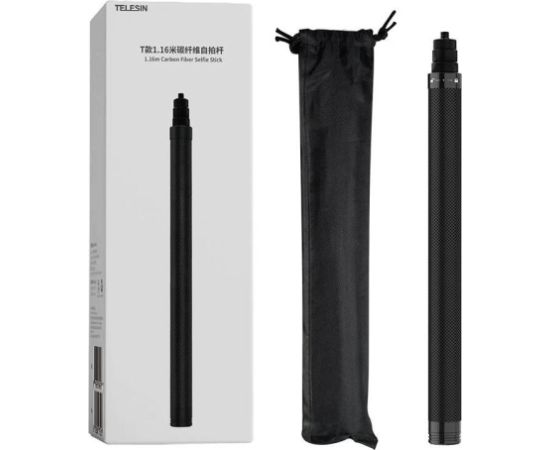 1.16m long Telesin carbon fiber selfie stick for sports cameras Штативы и Аксессуары