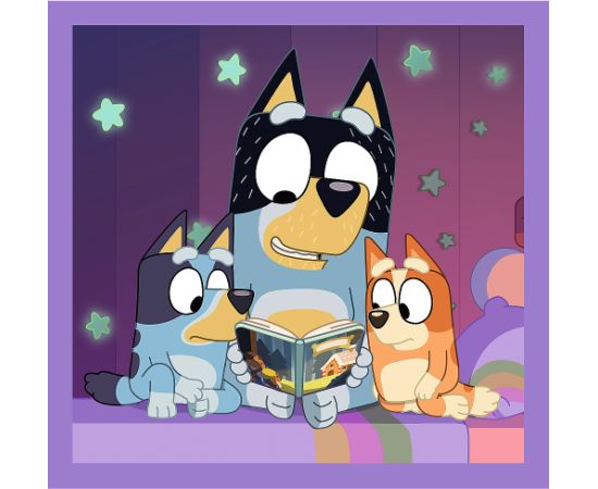 TREFL BLUEY Pužļu komplekts 3in1 Puzles