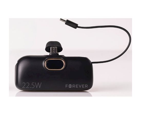 Forever MTB-100 Mini Power bank 22.5W Ārējās uzlādes Baterija 5000mAh USB-C Power Banks