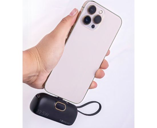 Forever MTB-100 Mini Power bank 22.5W Ārējās uzlādes Baterija 5000mAh USB-C Power Banks