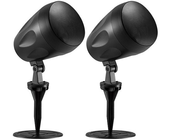 Lumi 6.5'' Coaxial Satellite Landscape Speakers (Pair), Black Skaļruņi un akustiskās sistēmas