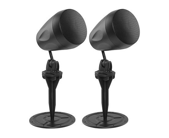 Lumi 4'' Coaxial Satellite Landscape Speakers (Pair), Black Skaļruņi un akustiskās sistēmas