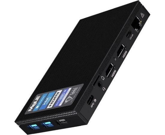 Безвентиляторный мини компьютер MeLe QUIETER4, N100, 8 GB, 128 GB / VESA Персональные компьютеры