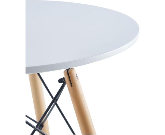 Saska Garden STÓŁ OKRĄGŁY MATERA BIAŁY 60x60CM Jaunumi -Dārzam