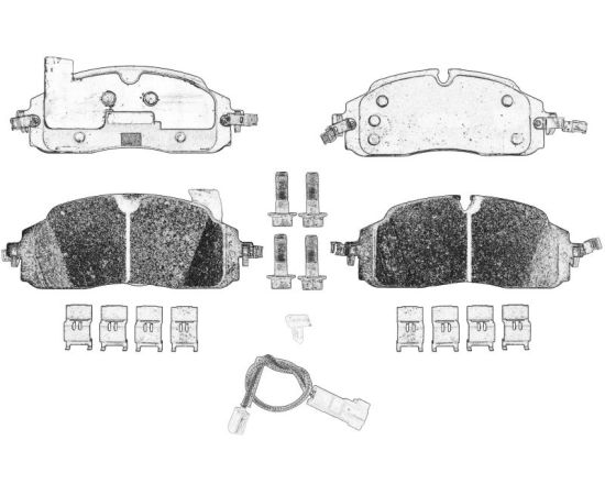 BREMŽU UZLIKAS FORD OE CV710 2717802 2775877 PRIEKŠA Bremžu uzlikas